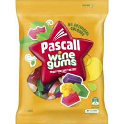 Photo of Pascall Wine Gums 260g