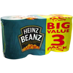 Photo of Heinz Baked Bean Sugar Reduced 3pk