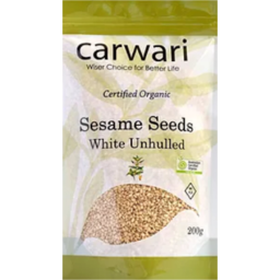 Photo of CARWARI:CAR Sesame Seeds White Unhulled 200