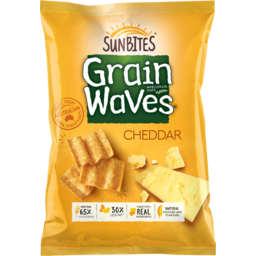 Photo of Sunbites Grain Waves Cheddar Wholegrain Chips 170g