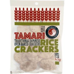 Photo of Spiral Crackers Tamari 65g