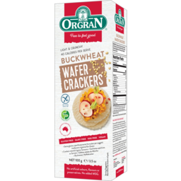 Photo of Orgran Gluten & Dairy Free Buckwheat Wafer Crackers 100g
