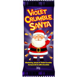 Photo of (T)Violet Crumble Santa 30gm