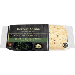 Photo of Herbert Adams Gourmet Vegetarian Delights Cream Cheese & Spinach Savoury Roll