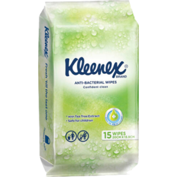 Photo of Kleenex Anti Bacterial Wipes 15 Pack