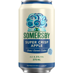 Photo of Somersby Super Crisp Cider 4.5% 375ml Can