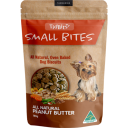 Photo of Tidbits Pet Food Small Bites Peanut Butter 180g
