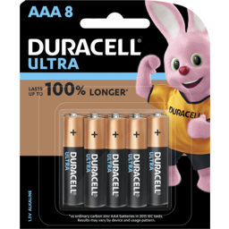 Photo of Duracell Ultra Aaa Alkaline Batteries 8 Pack