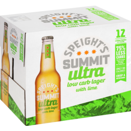 Photo of Speights Summit Ultra Lime Low Carb Bottles 330ml 12 Pack