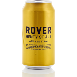 Photo of Rover Henty St Ale Cans 