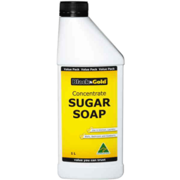 Photo of Black & Gold Sugar Soap 1L