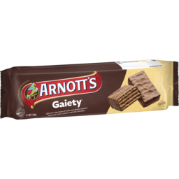 Photo of Arnott's Chocolate Gaiety Wafer Biscuits 160g