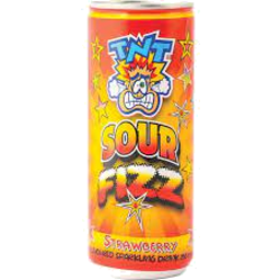 Photo of Tnt Sour Fizz Drink Strawberry 250ml