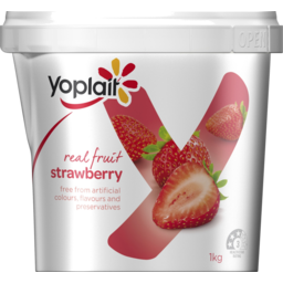 Photo of Yoplait Real Fruit Strawberry Yoghurt