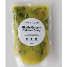 Photo of Foxes Den Middle Eastern Chicken Soup  450gm