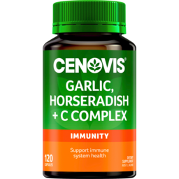 Photo of Cenovis Garlic & Horseradish + C Complex Capsules 120 Pack