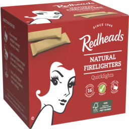 Photo of Redheads Natural Firelighters Quicklights 16s
