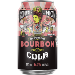 Photo of Brookvale Union Bourbon & Cola 330ml Can