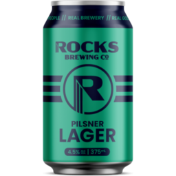 Photo of Rocks Brewing Pilsner Lager Can 375ml