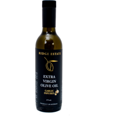Photo of Ridge Estate Extra Virgin Olive Oil 375ml - Garlic Infused