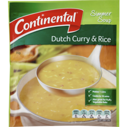 Photo of Continental Dutch Curry & Rice Simmer Soup Packet 70g