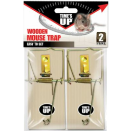 Photo of Times Up Wooden Mouse Trap 2 Pk