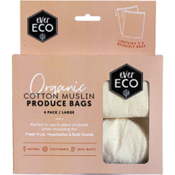 Photo of Ever Eco - Reusable Produce Bags - Organic Cotton Muslin - 4pk