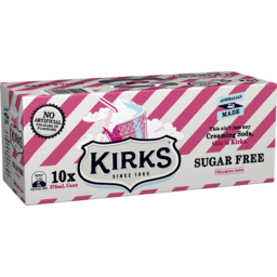 Photo of Kirks Sugar Free Creaming Soda Multipack Cans Soft Drink