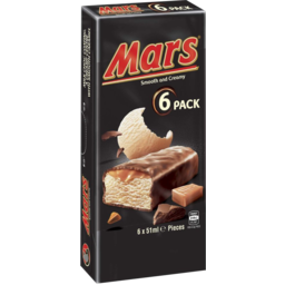 Photo of Mars Chocolate Smooth & Creamy Ice Cream Bars 6 Pack