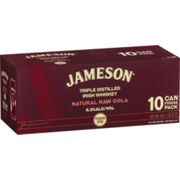 Photo of Jameson Natural Raw Cola Can 6.3% 3x