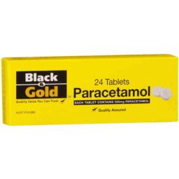 Photo of Black And Gold Paracetamol 20's 