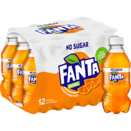 Photo of Fanta Orange No Sugar Bottle 12pk