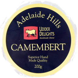 Photo of Udder Delights Adelaide Hills Camembert 200g