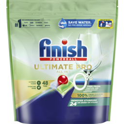 Photo of Finish Ultimate Pro 0% Dishwashing Tablets 48 Pack 