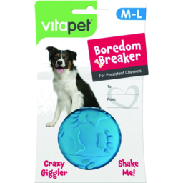 Photo of Vitapet Dog Toys, Boredom Breaker Giggle Ball 