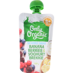 Photo of Only Organic Baby Dessert Banana Berries & Yoghurt 9+ Months