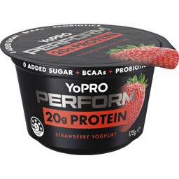 Photo of Yopro Perform High Protein Strawberry Yoghurt