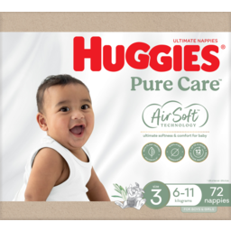 Photo of Huggies Ultimate Nappies For Boys & Girls 6-11kg Size 3 72 Pack