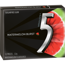 Photo of Wrigley's 5 Gum Watermelon Burst 12pcs 32g