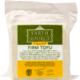 Photo of Earth Source Bio Dynamic Firm Tofu 375g