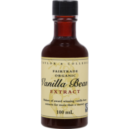 Photo of Taylor & College Organic Vanilla Extract 100mL