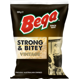 Photo of Bega Strong & Bitey Vintage Shredded Cheese