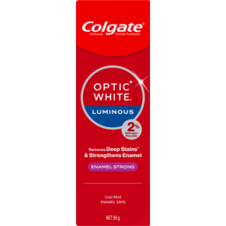 Photo of Colgate Optic White Luminous Enamel Strong Cool Mint Toothpaste