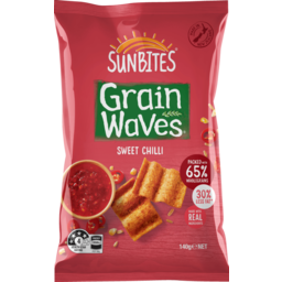 Photo of Sunbite Grain Waves Wholegrain Chips Sweet Chilli 140g