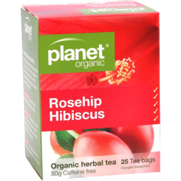 Photo of PLANET ORGANIC:PO Rosehip Hibiscus Tea 25 Tea Bags