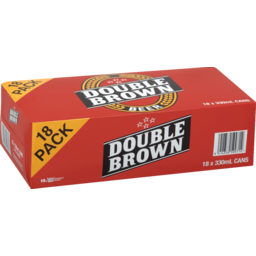 Photo of Double Brown 330ml Cans 18 Pack