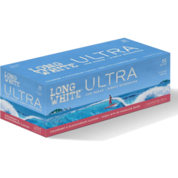Photo of Long White Ultra Vodka Strawberry & Blackcurrant Cans