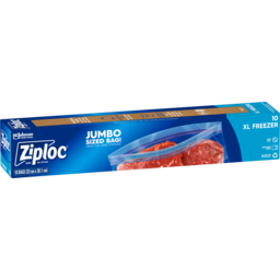 Photo of Ziploc® Freezer Bags Xlarge Resealable Food Storage 10 Pack