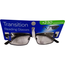 Photo of TRANSITION READING GLASSES +2.50