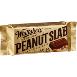 Photo of Whittakers Milk Peanut 33% Cocoa Chocolate Slab 50g